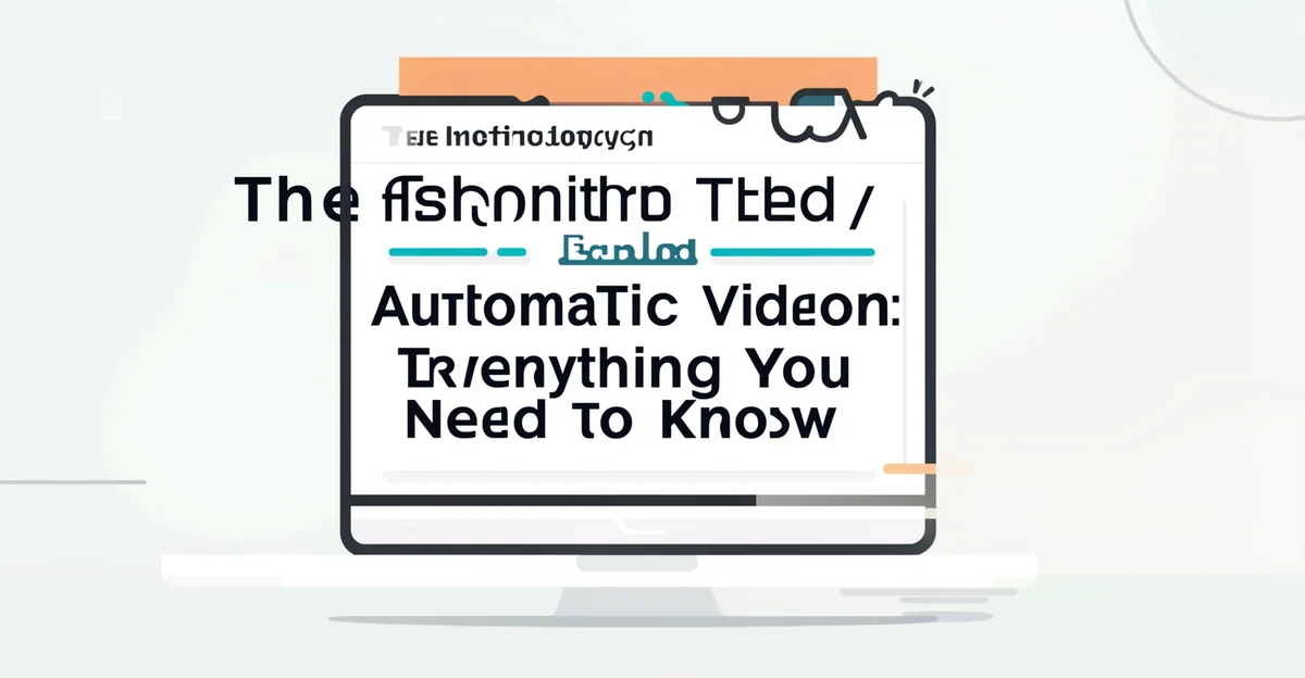 Featured image: Professional featured image for: The Technology Behind Automatic Video Transcription: Everything You