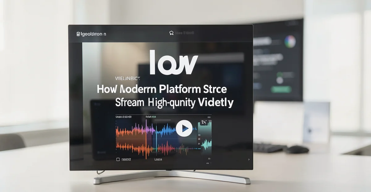 Featured image: Professional featured image for: How Modern Platforms Stream High-quality Videos Efficiently: Everyt
