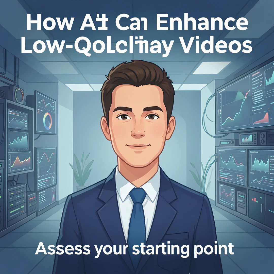 Step 2: Illustration for step: Assess your starting point related to How AI Can Enhance Low-Quality Videos, 