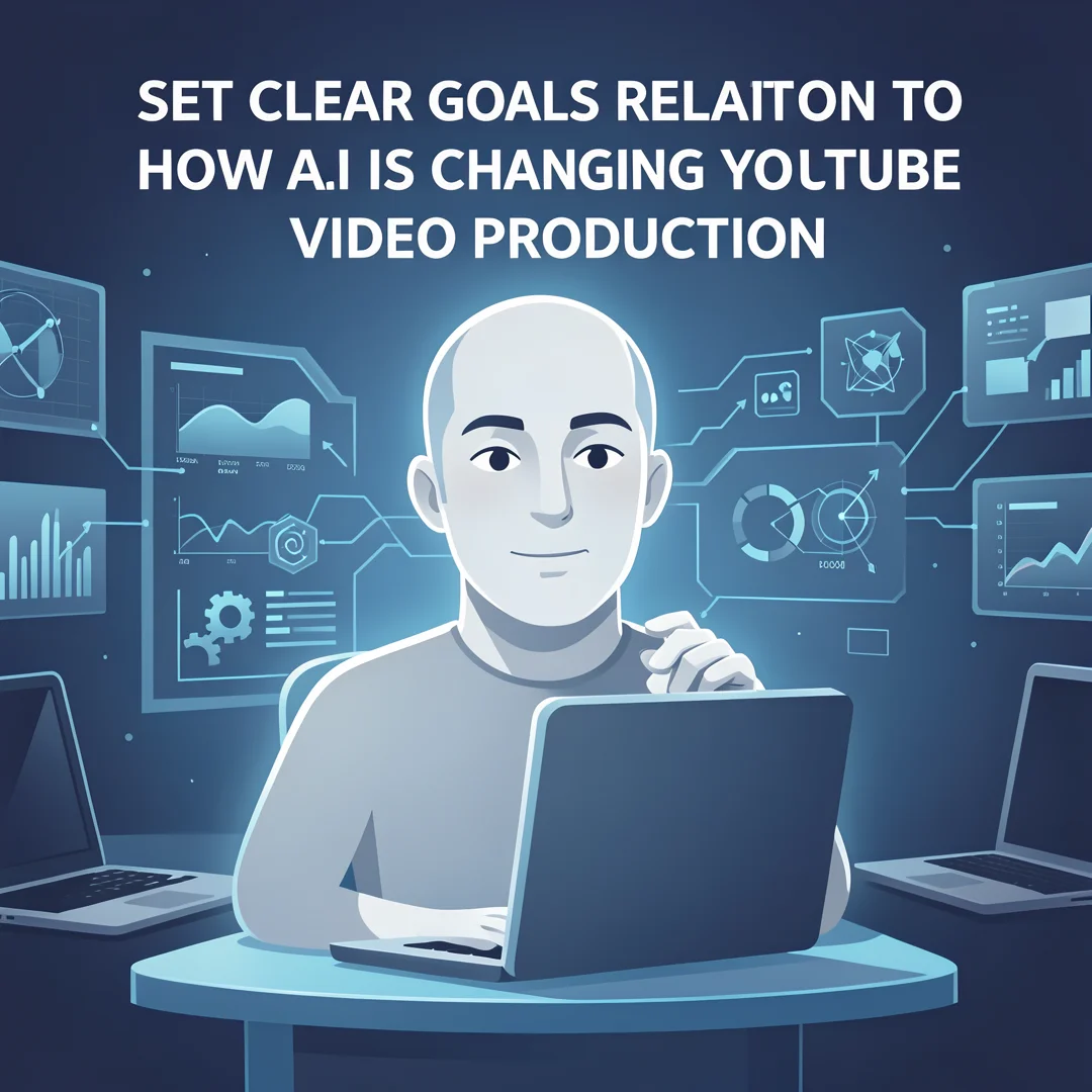 Step 3: Illustration for step: Set clear goals related to How AI Is Changing YouTube Video Production, profe