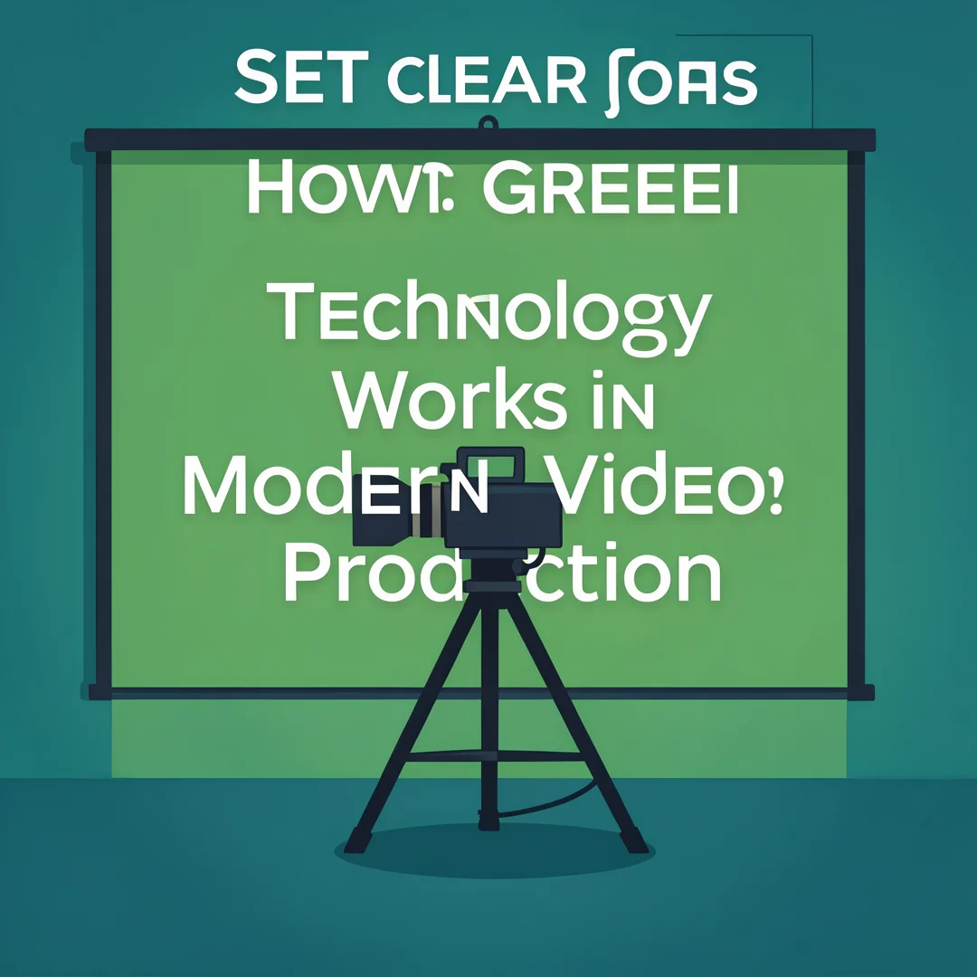Step 3: Illustration for step: Set clear goals related to How Green Screen Technology Works in Modern Video 