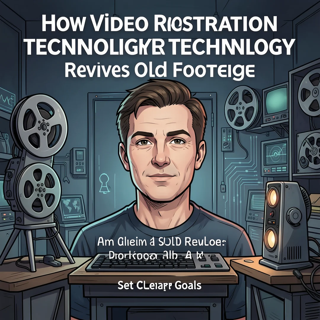 Step 3: Illustration for step: Set clear goals related to How Video Restoration Technology Revives Old Foota